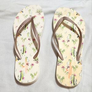 Cactus Print Sandals